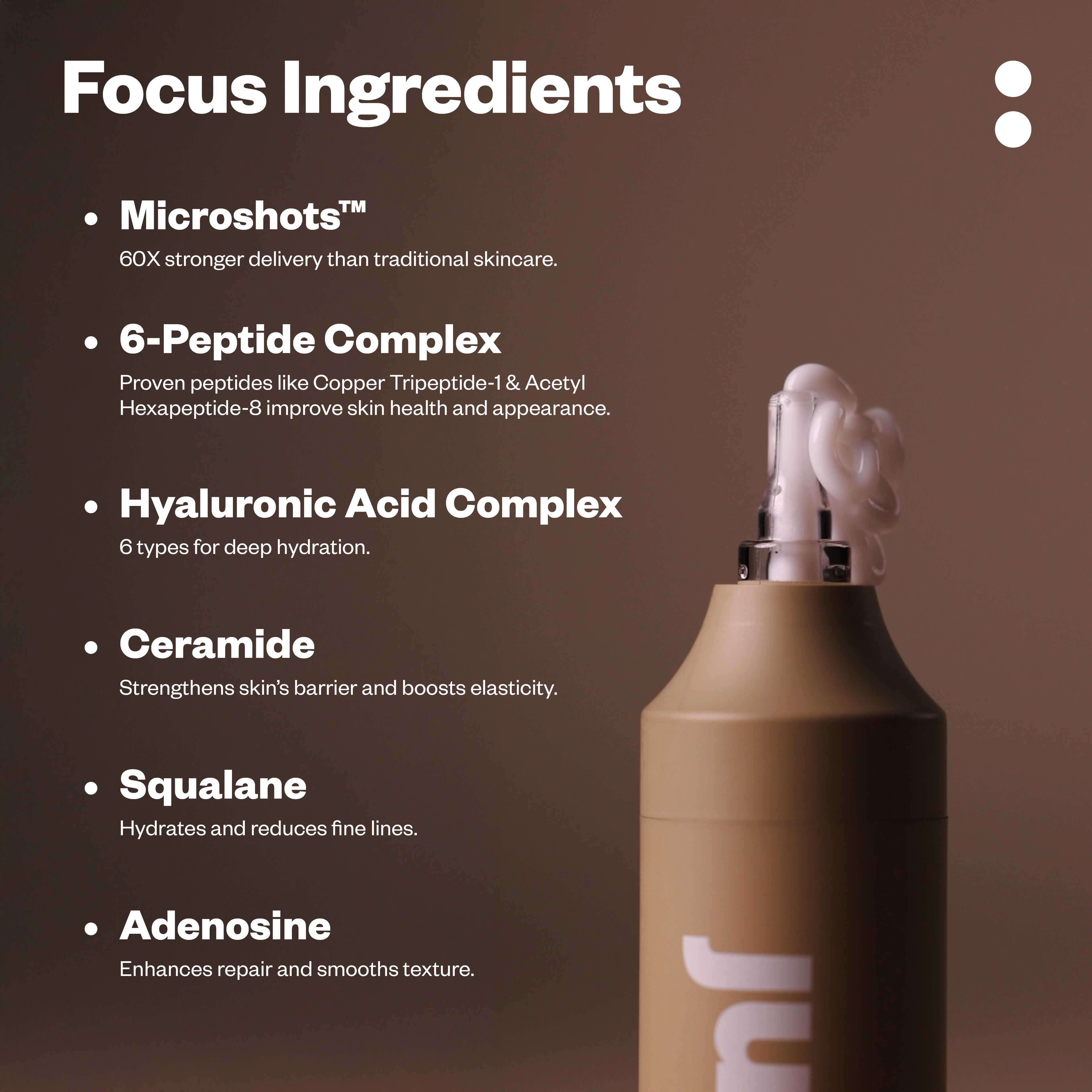 Microshots™ – Vogue Award-Winning AgeDefying Peptide⁶ Cream