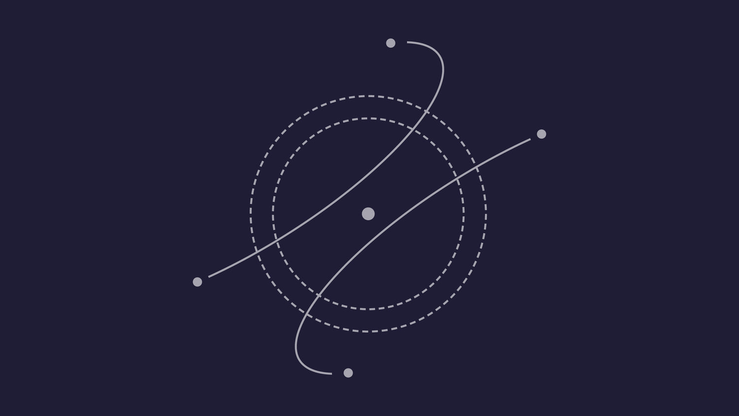 Molecular structure diagram with blue and light blue gradient background