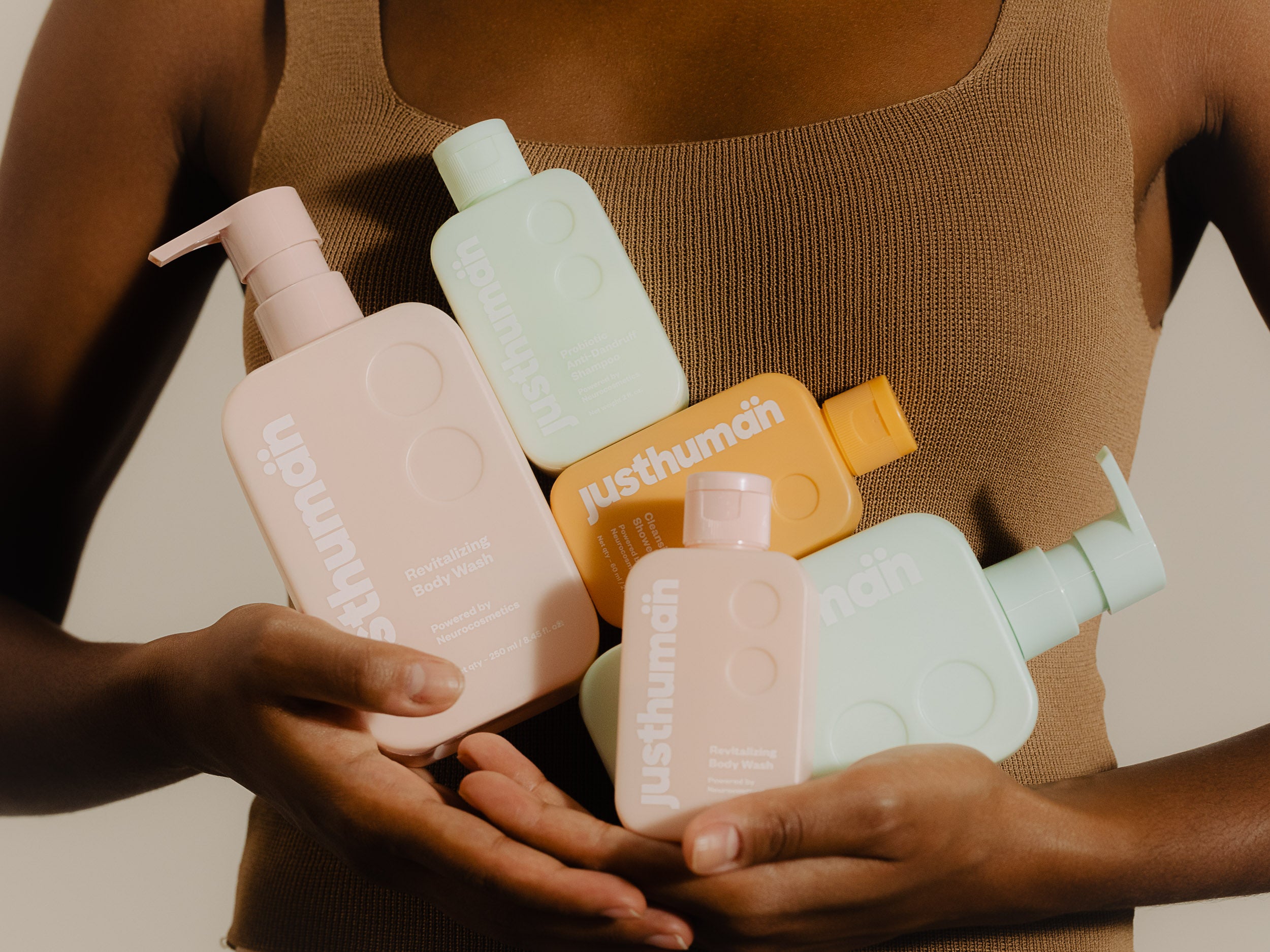 haircare products of justhuman