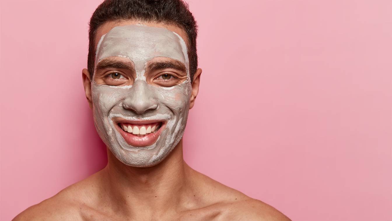 men's face mask for glowing skin