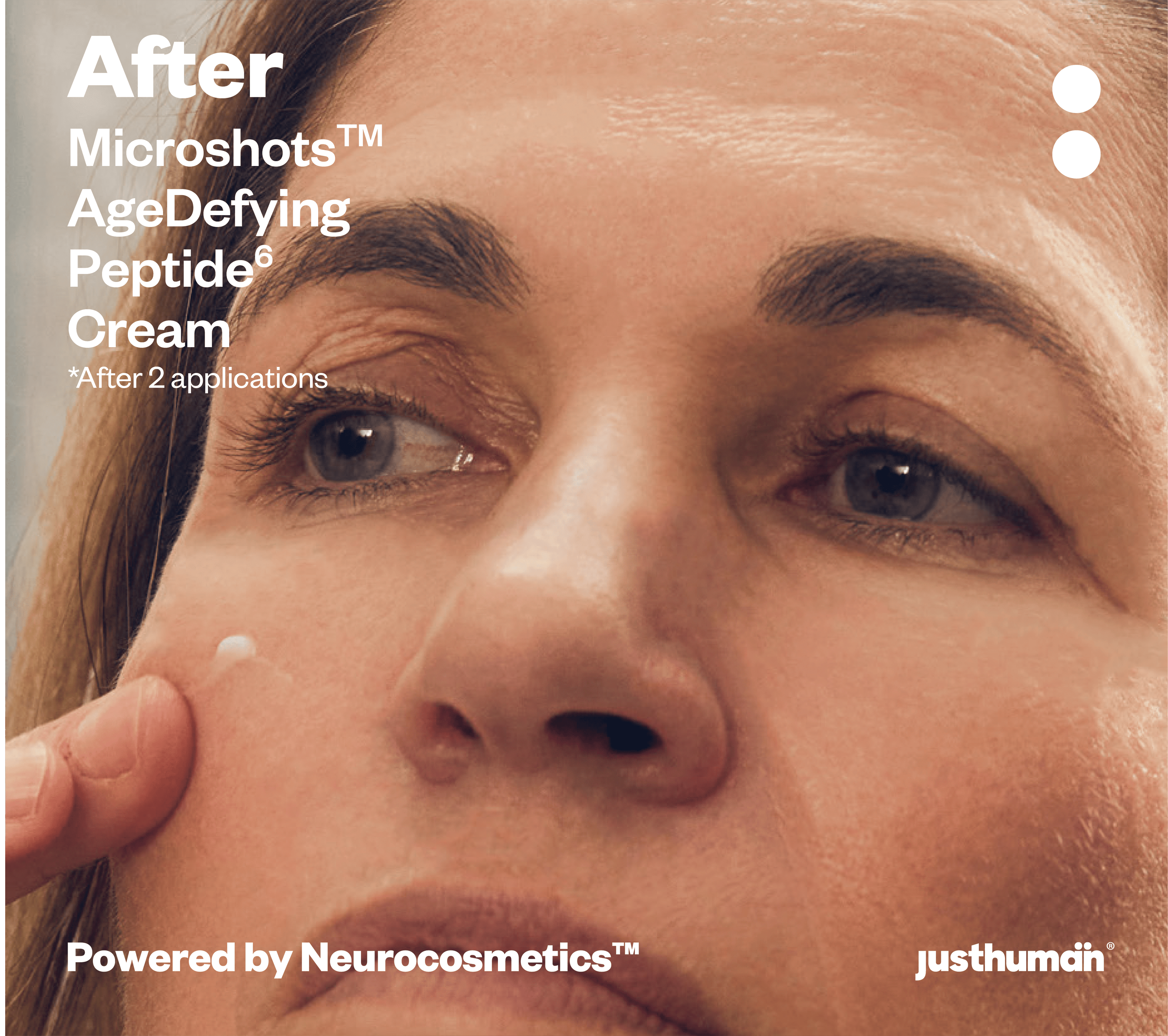 after use Microshots™ AgeDefying Peptide⁶ Cream